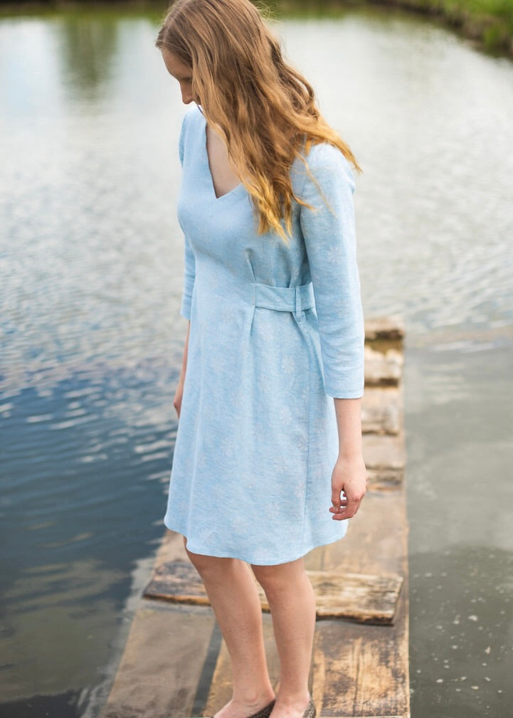 Eira Linen-Cotton Button Dress